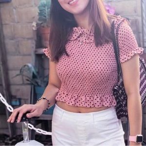 Polka dots Crop top